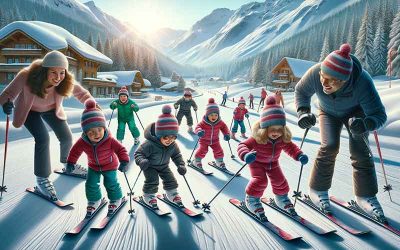 Ski og førskolebørn: Introduktion til sneen